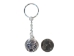 Caged Tumbled Stone Keychain: Lapis Lazuli - 42-CTLL (Y1MC02)
