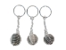 Caged Tumbled Stone Keychain: Moss Agate - 42-CTMA (Y1MC02)