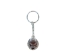 Caged Tumbled Stone Keychain: Mahogany Obsidian - 42-CTMO (Y1MC02)