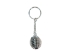 Caged Tumbled Stone Keychain: Pyrite - 42-CTPY (Y1MC02)