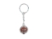 Caged Tumbled Stone Keychain: Red Aventurine - 42-CTRA (Y1MC02)