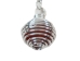 Caged Tumbled Stone Keychain: Red Jasper - 42-CTRJ (Y1MC02)