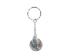 Caged Tumbled Stone Keychain: White Rainbow Moonstone - 42-CTWRM (Y1MC02)