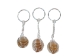 Caged Tumbled Stone Keychain: Yellow Aventurine - 42-CTYA (Y1MC02)