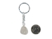 Tumbled Stone Keychain: Clear Quartz - 42-TSCQ (Y1MC02)
