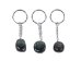 Tumbled Stone Keychain: Hematite - 42-TSHE (Y1MC02)