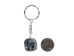 Tumbled Stone Keychain: White Rainbow Moonstone - 42-TSWRM (Y1MC02)