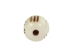 Etched Round Bone Bead: Style D: ~0.5" (100 pcs) - 520-D-C (Y2DC02)