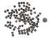 Etched Round Black Bone Bead: Style F: ~0.5" (100 pcs) - 520-F-C (Y2DC01)