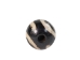 Etched Round Black Bone Bead: Style F: ~0.5" (100 pcs) - 520-F-C (Y2DC01)