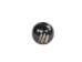 Etched Round Black Bone Bead: Style H: 0.4" (100 pcs) - 520-H-C (Y2DC02)