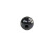 Etched Round Black Bone Bead: Style H: 0.4" (100 pcs) - 520-H-C (Y2DC02)