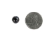 Etched Round Black Bone Bead: Style H: 0.4" (100 pcs) - 520-H-C (Y2DC02)