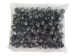 Etched Round Black Bone Bead: Style H: 0.4" (100 pcs) - 520-H-C (Y2DC02)