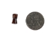 Hourglass Brown Bone Bead: Style J: 0.5" (100 pcs) - 520-J-C (Y2DC02)