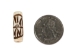Carved Bone Bead: 1" (100 pcs) - 520-R10-C (Y2DC02)