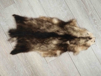 North American Opossum Skin: Craft Grade: Dark 