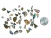 Highly Polished Paua Shell Pieces: Fine 5-15mm (1 kg or 2.2 lbs) - 565-TPHPF-KG (Y3LRE)