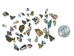 Highly Polished Paua Shell Pieces: Fine 5-15mm (1 kg or 2.2 lbs) - 565-TPHPF-KG (Y3L)