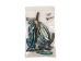 Highly Polished Paua Shell Tusks: ~100mm (1/4 lb) - 565-TTHP-4 (Y3LRH)