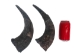 Matching Pair of Large North American Buffalo Horn Caps: #2 Grade - 576-2LM2-AS (Y3KRU)