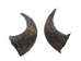 Matching Pair of Large North American Buffalo Horn Caps: #3 Grade - 576-2LM3-AS (Y3K)