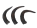 Large Female North American Buffalo Horn Cap: #1 Grade - 576-LF1-AS (Y2PRI)