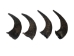 Large North American Buffalo Horn Cap: #1 Grade - 576-LM1-AS (Y3LRO)