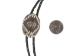 Eastern Diamondback Rattlesnake Bolo Tie Rolled Edge - 598-BT71RE (Y1K)
