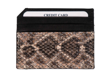 Real Rattlesnake Skin Card Holder 