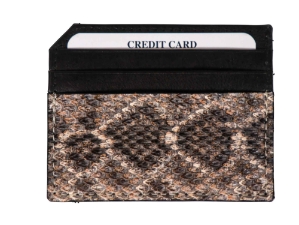 Real Rattlesnake Skin Card Holder 
