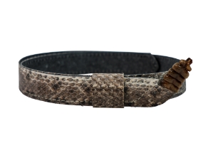 1" Real Texas Western Diamondback Rattlesnake Hat Band with Rattle rattlesnake hatbands