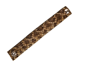 Real Rattlesnake Wristband: 9" x 1.25" 