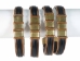 Copper Bracelet: Flat Top & Wire with 3 Copper Squares - 680-2FW-A (Y1MC16)