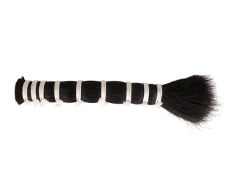 Single Drawn Horse Tail Hair: Black: 13" to 15" (lb) 