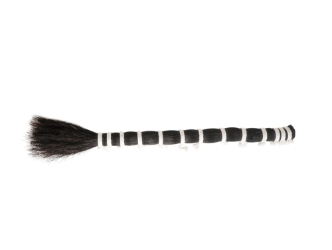 Single Drawn Horse Tail Hair: Black: 18" to 21" (lb) 