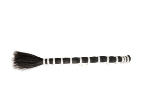 Single Drawn Horse Tail Hair: Black: 18" to 21" (lb) 