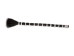 Single Drawn Horse Tail Hair: Black: 27" to 30" (lb) - 702-BKTS27 (Y1K)
