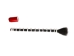 Single Drawn Horse Tail Hair: Black: 27" to 30" (lb) - 702-BKTS27 (Y1K)