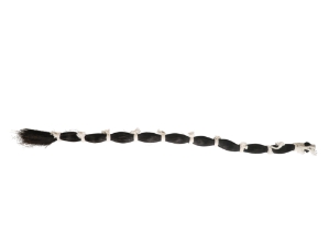 Single Drawn Horse Tail Hair: Black: 39" to 41" (lb) 