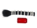 Single Drawn Horse Tail Hair: Dyed Black: 13-15" (lb)  - 702-DBKTS13 (Y1K)