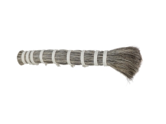 Single Drawn Horse Tail Hair: Gray: 13" to 15" (lb) 