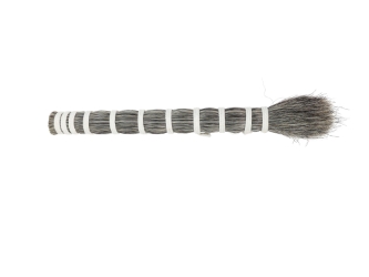 Single Drawn Horse Tail Hair: Gray: 16" to 17" (lb) 