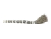 Single Drawn Horse Tail Hair: Gray: 22" to 25" (lb) - 702-GYTS22 (Y1K)