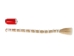 Single Drawn Horse Tail Hair: White: 27" to 30" (lb) - 702-WHTS27 (Y1K)