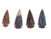 Flint Arrowhead: XL: 3" - 76-09 (Y1LC04)