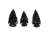 Black Obsidian Arrowhead: 1.5" - 76-BO15 (Y1MC02)