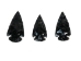 Black Obsidian Arrowhead: 2" - 76-BO20 (Y1MC02)