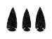 Black Obsidian Arrowhead: 3" - 76-BO30 (Y1MC02)