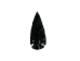 Black Obsidian Arrowhead: 3" - 76-BO30 (Y1MC02)